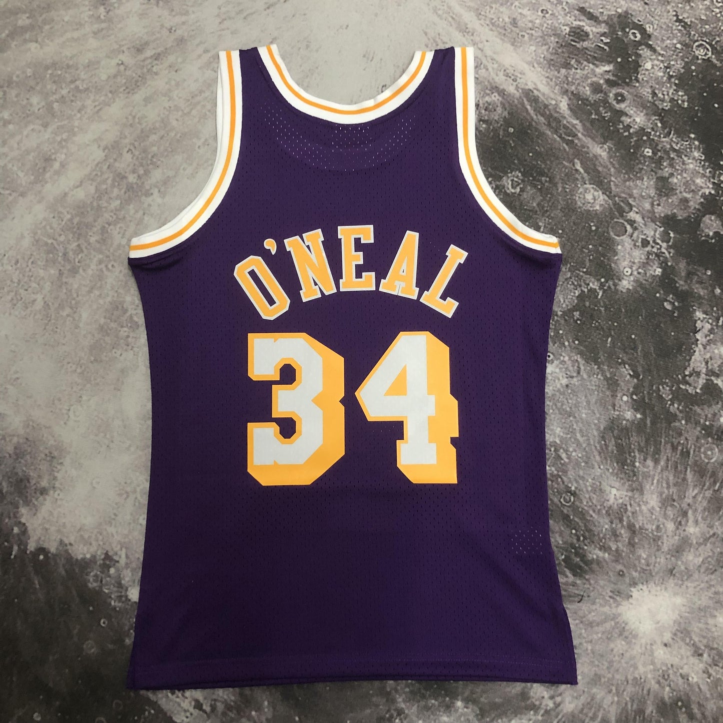 Regata Swingman Los Angeles Lakers Mitchell & Ness Roxa Hardwood Classics 1996/97