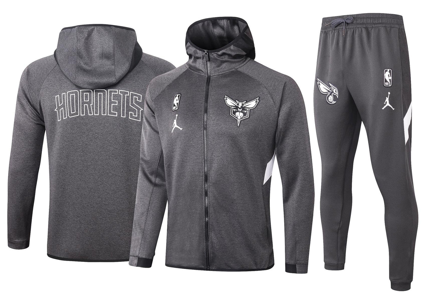 Conjunto Nike NBA Therma Flex Charlotte Hornets Preto Treino