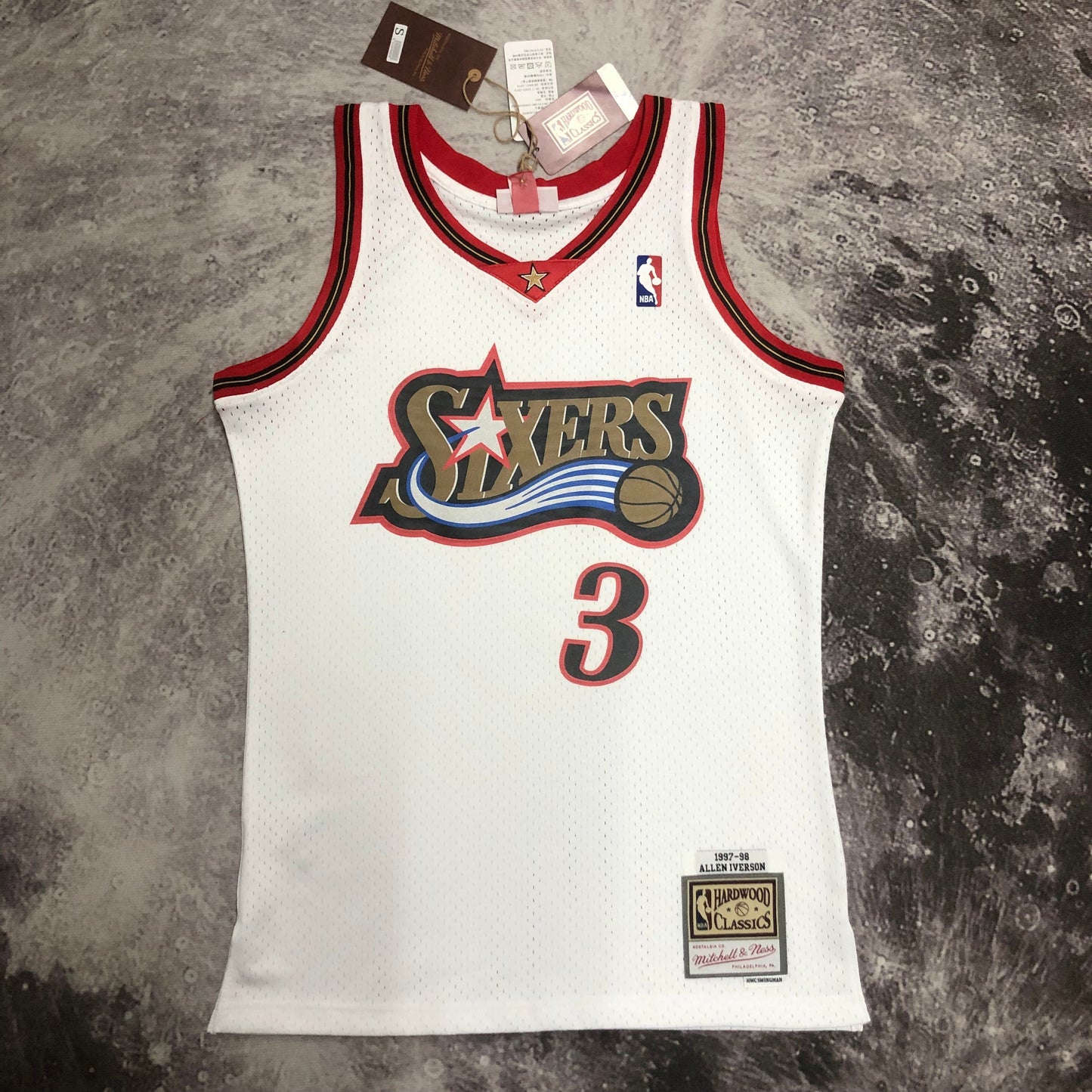 Regata Swingman Philadelphia 76ers Mitchell & Ness Hardwood Classics 1997/98