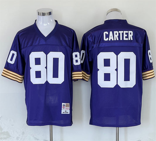 Jersey Minnesota Vikings Mitchell & Ness Throwback Roxa