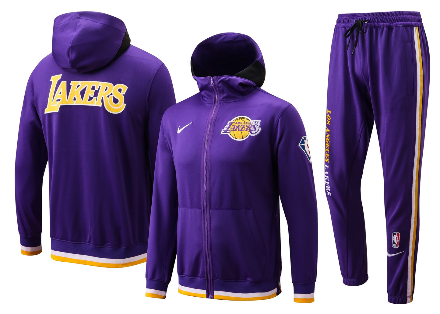 Conjunto Nike NBA Therma Flex Los Angeles Lakers Roxo 21/22