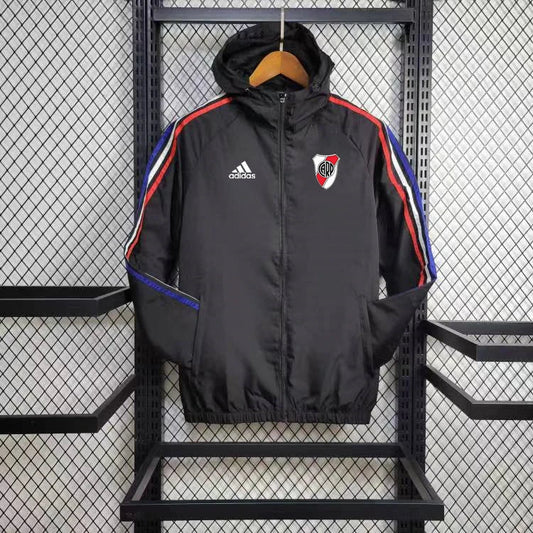 Corta Vento River Plate 24/25 - Preto e Vermelho