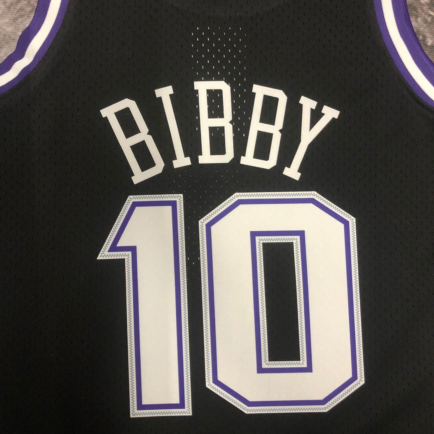 Regata Swingman Sacramento Kings Mitchell & Ness Hardwood Classics 2001/02 Preta