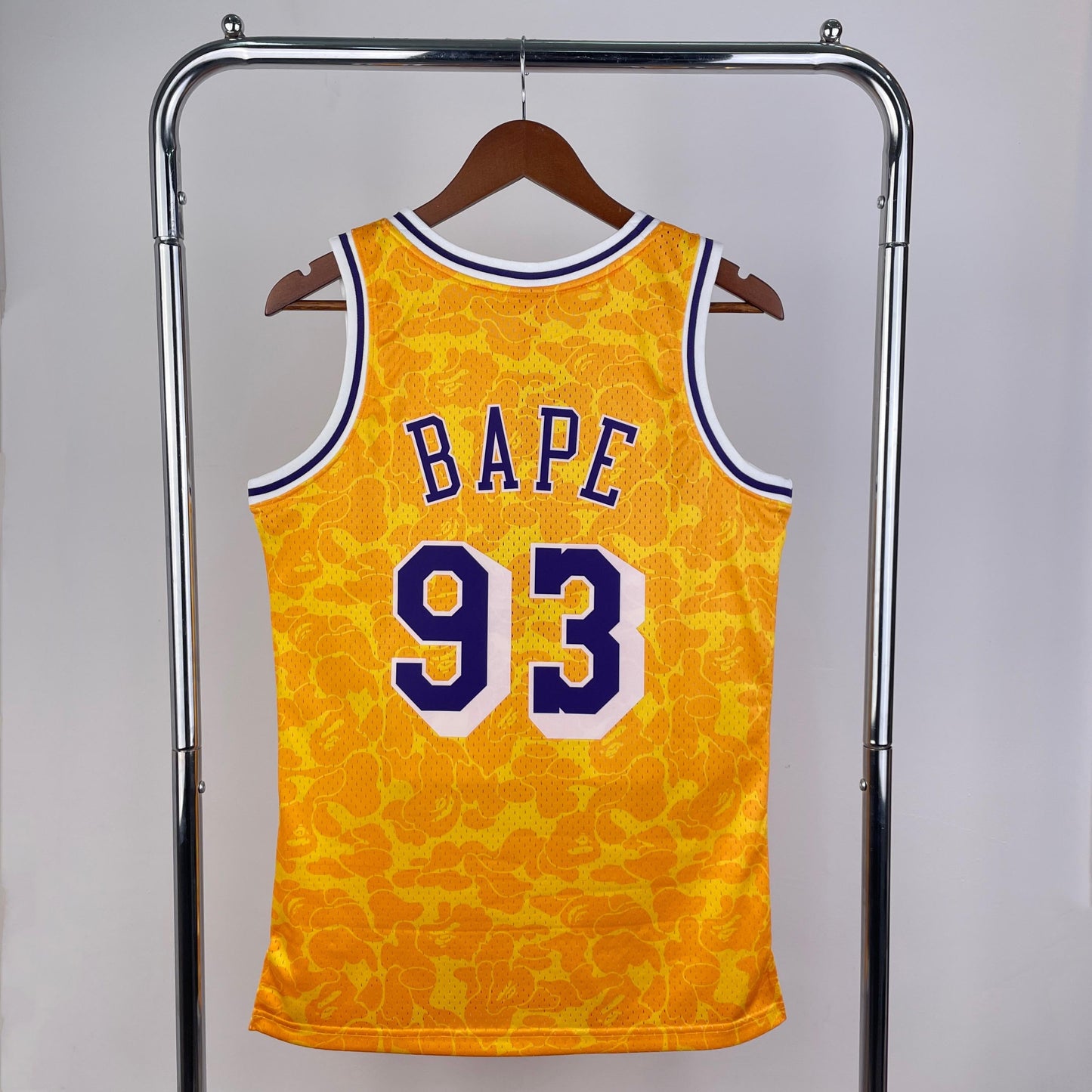 Regata Swingman BAPE X Los Angeles Lakers Mitchell & Ness Hardwood Classics 1993