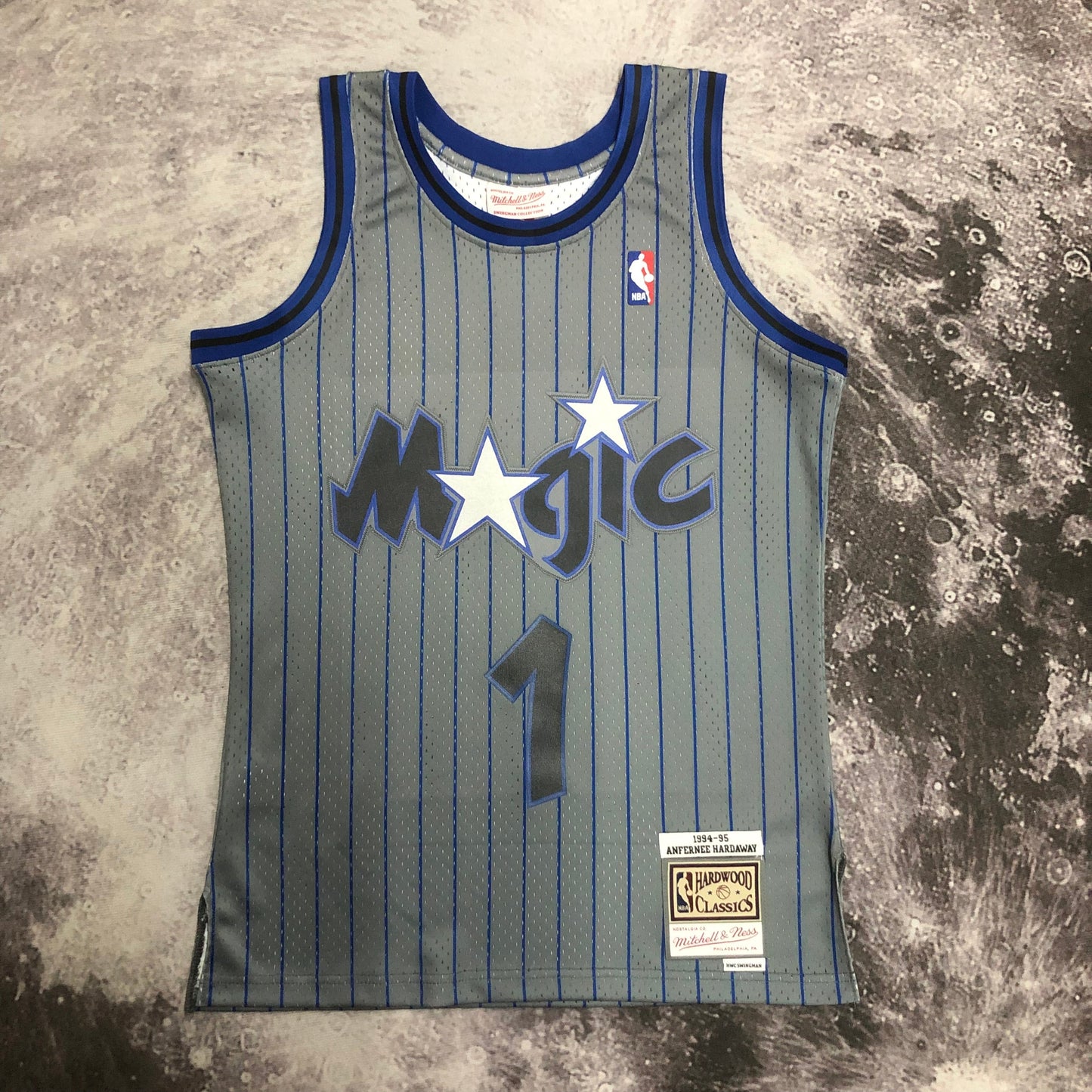 Regata Swingman Orlando Magic Mitchell & Ness Cinza Hardwood Classics 1994/95