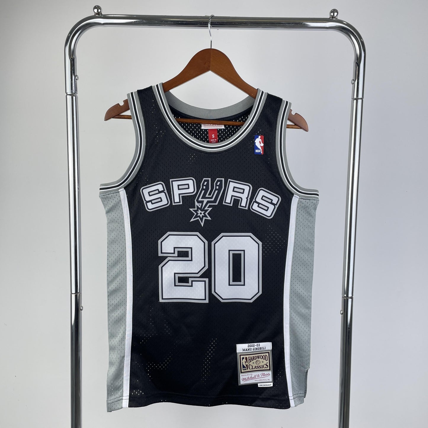 Regata Swingman San Antonio Spurs Mitchell & Ness Hardwood Classics 2002/03