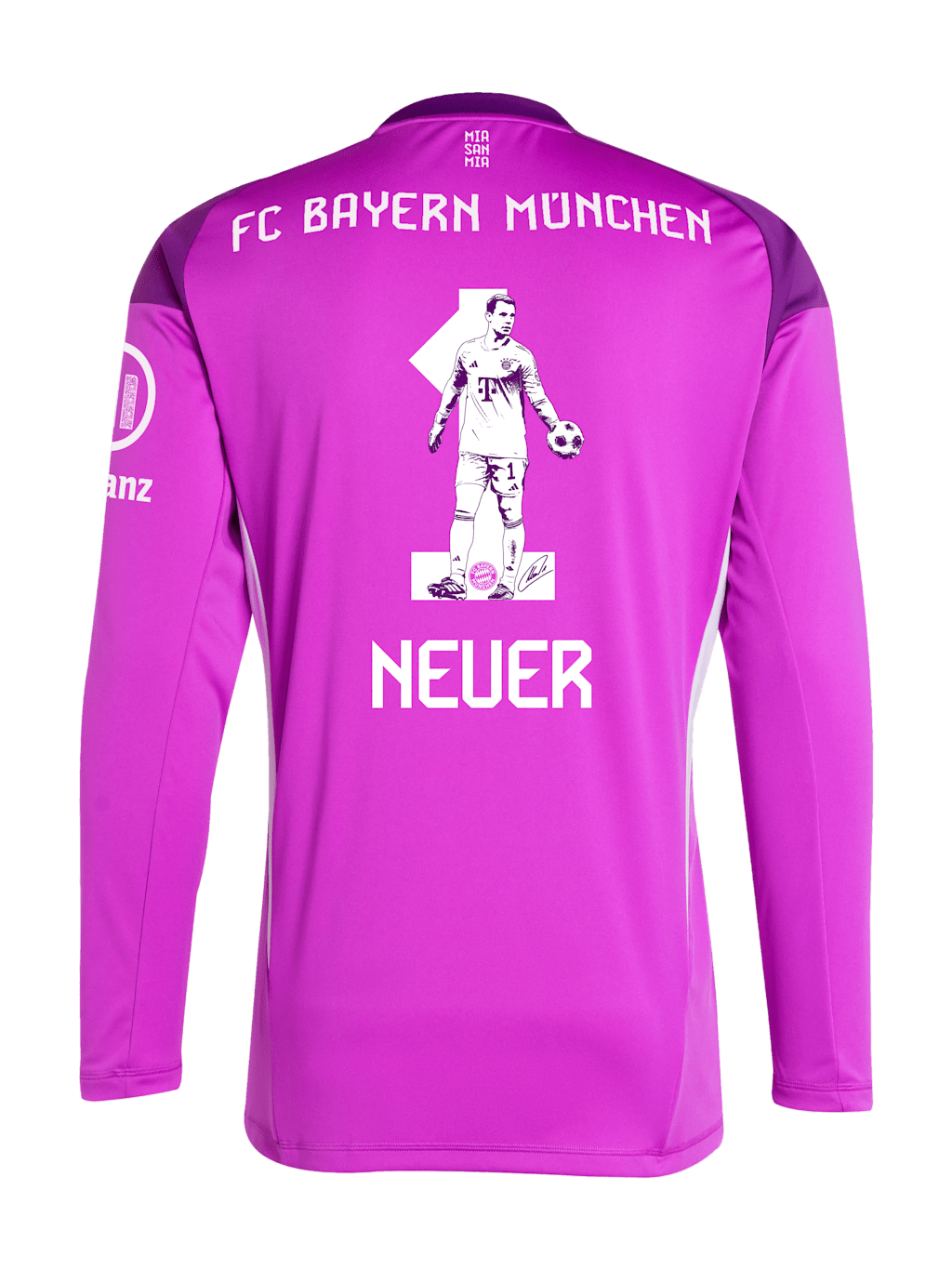 Camisa Bayern 25/26 Goleiro #1 NEUER