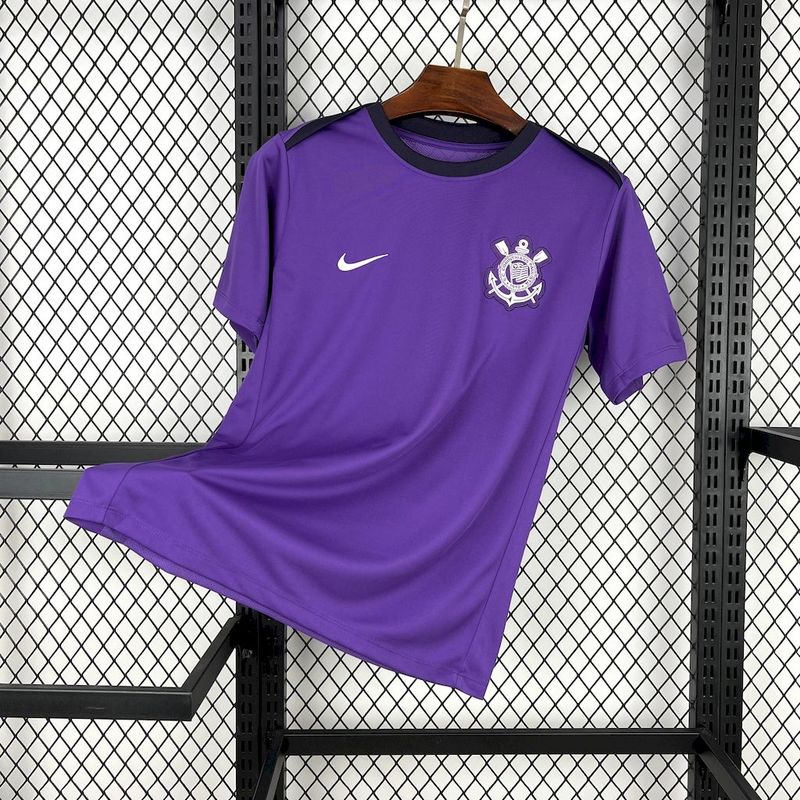 Corinthians 2025∕26 Purple pre-match training Jersey(9F89)