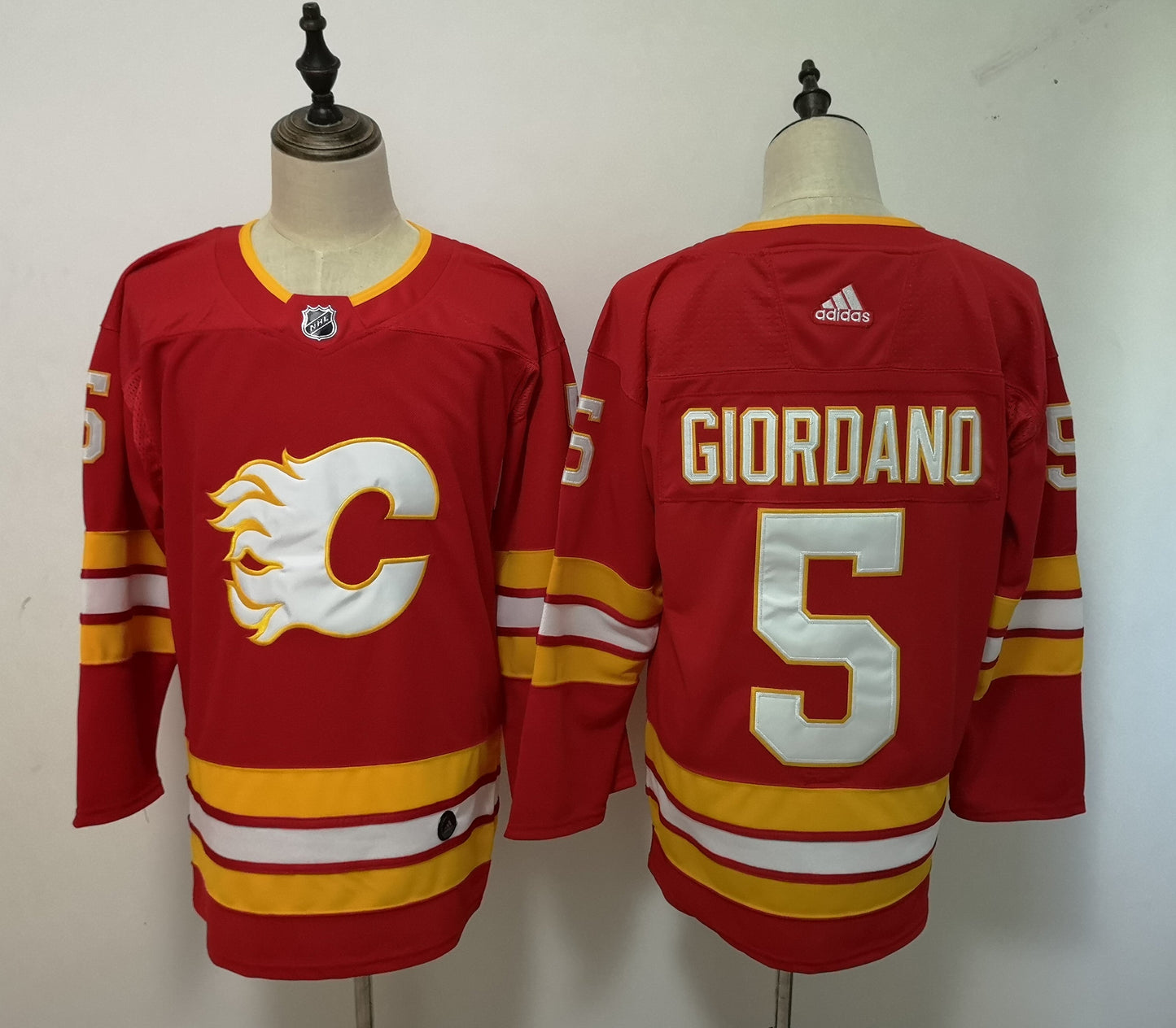 Jersey Calgary Flames Vermelha/Amarela