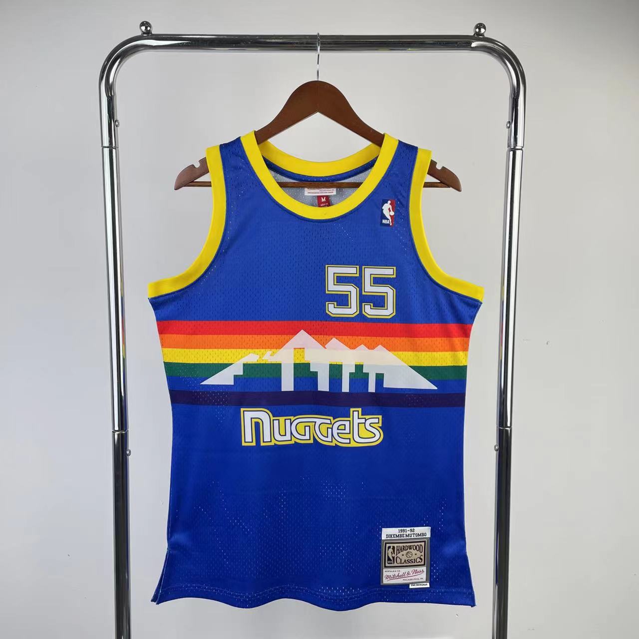 Regata Swingman Denver Nuggets Mitchell & Ness Hardwood Classics 1991/92 Azul