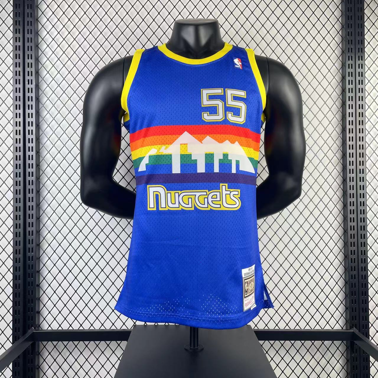 Regata Swingman Denver Nuggets Mitchell & Ness Hardwood Classics 1991/92 Azul