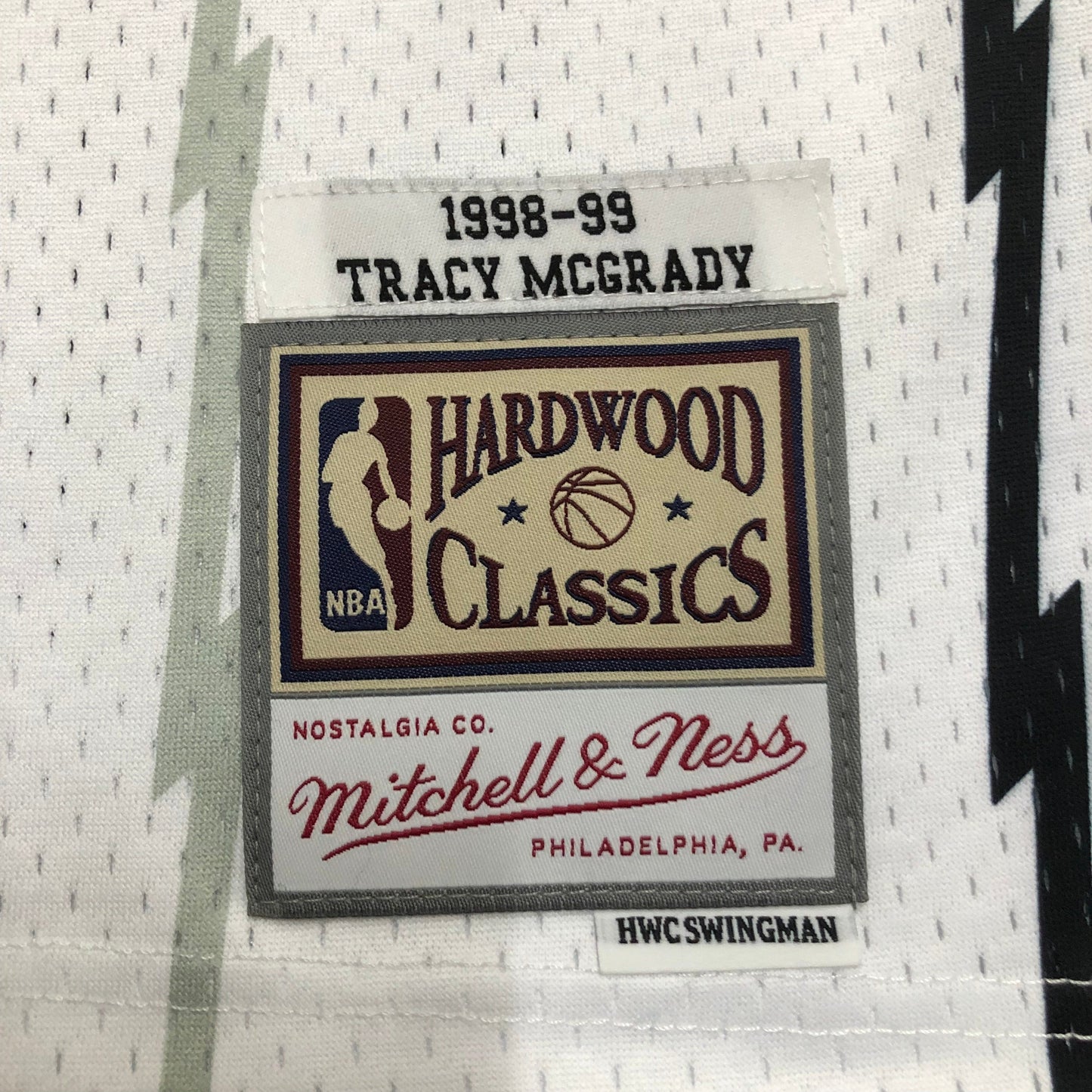 Regata Swingman Toronto Raptors Mitchell & Ness Hardwood Classics 1998/99 Branca