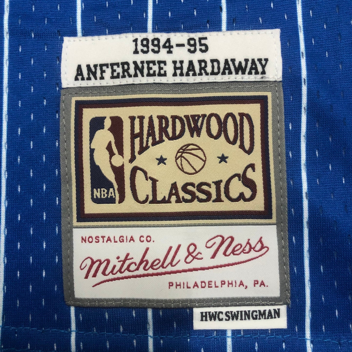 Regata Swingman Orlando Magic Mitchell & Ness Hardwood Classics 1994/95 Azul