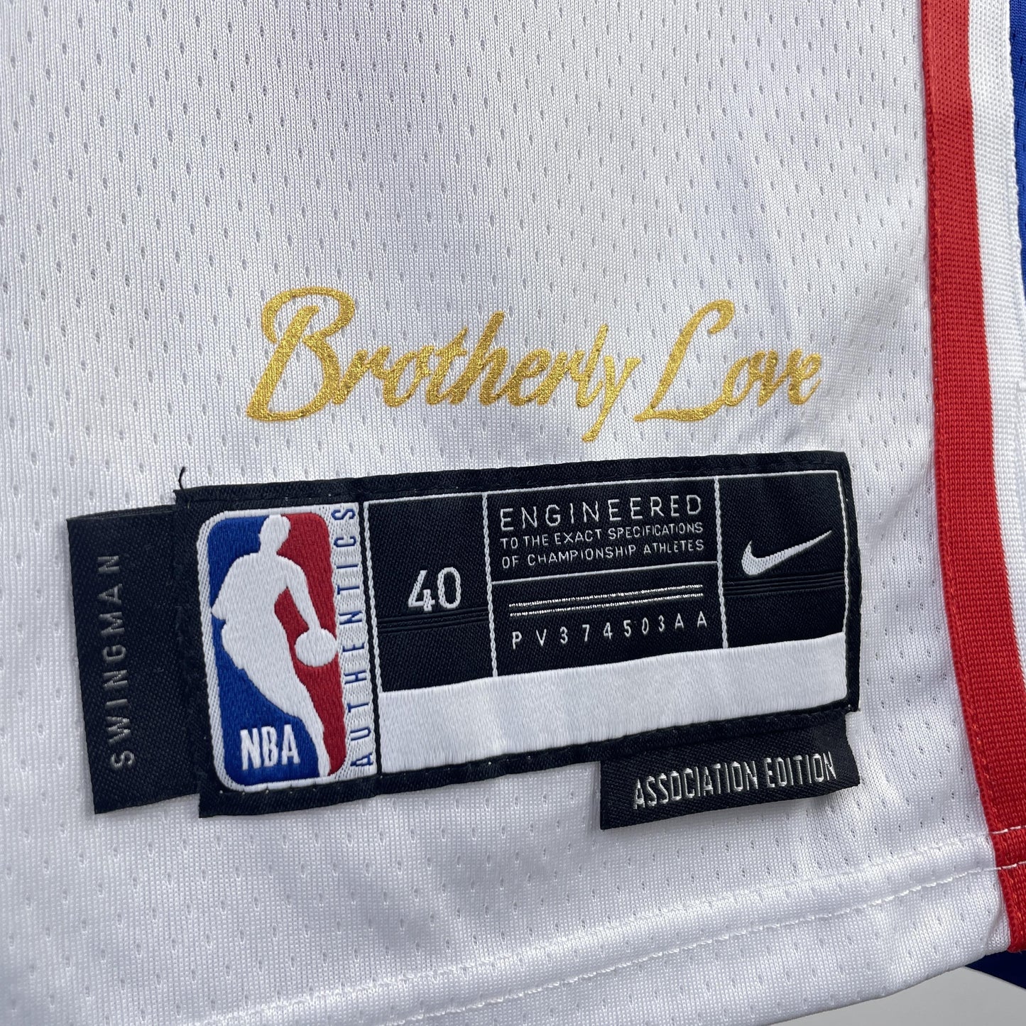 Regata Philadelphia 76ers Association Edition