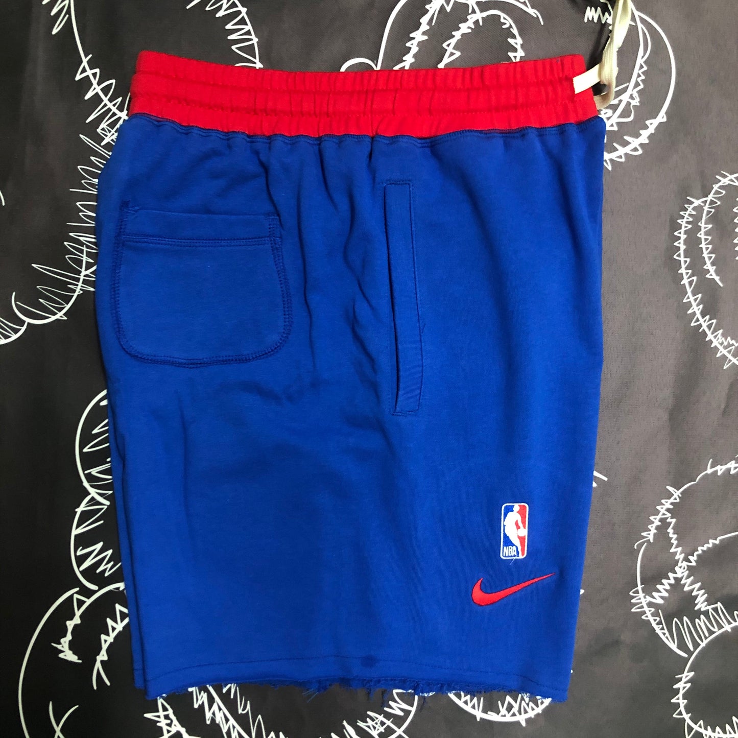 Short Casual Golden State Warriors Azul