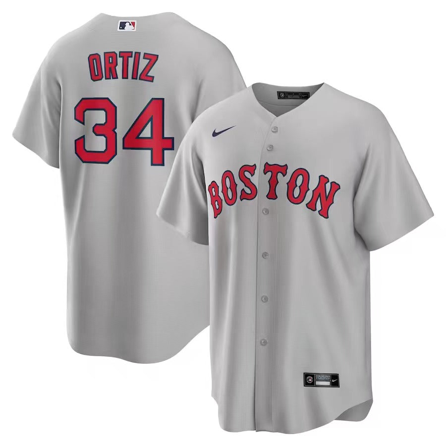 Jersey Boston Red Sox Cinza Torcedor Silkada