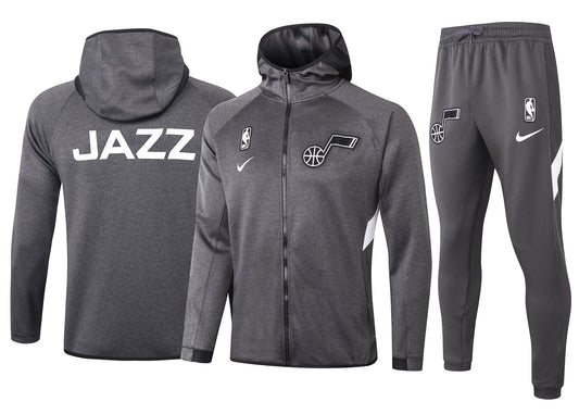 Conjunto Nike NBA Therma Flex Utah Jazz Preto Treino