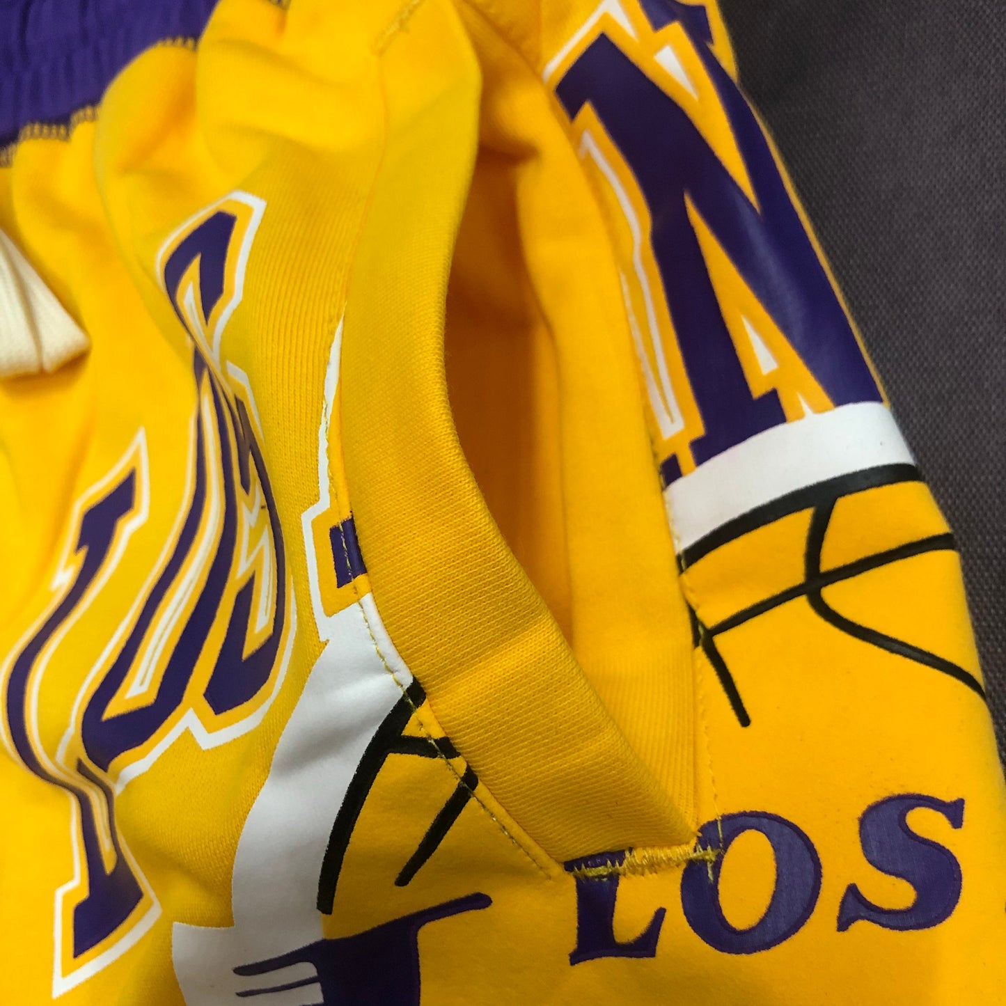 Short Casual Los Angeles Lakers Amarelo