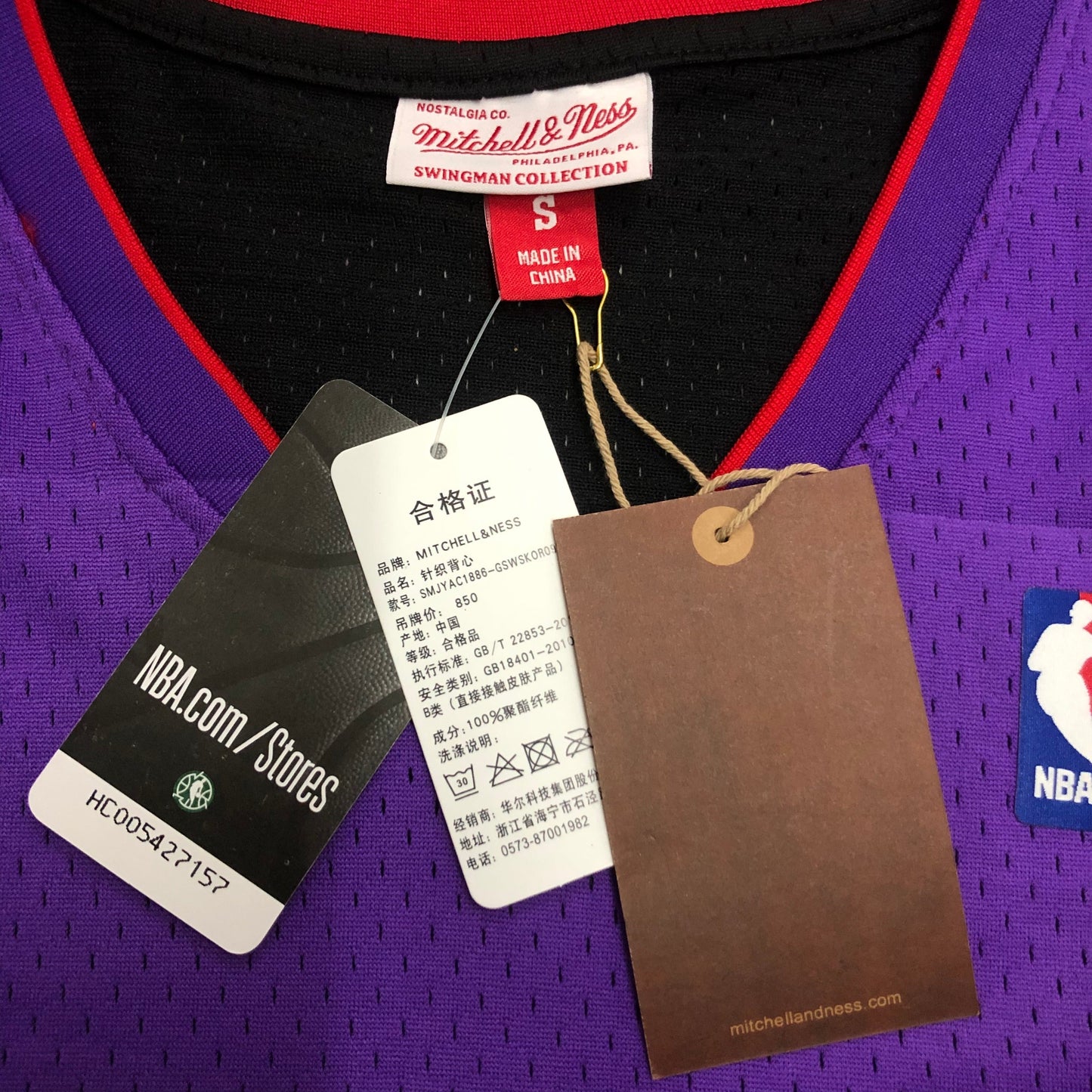 Regata Swingman Toronto Raptors Mitchell & Ness Hardwood Classics 1999/00