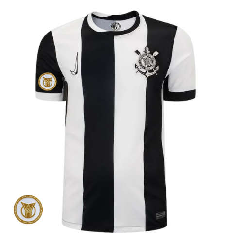 Camisa Corinthians Third 24/25 - Preta e Branca #Garro8
