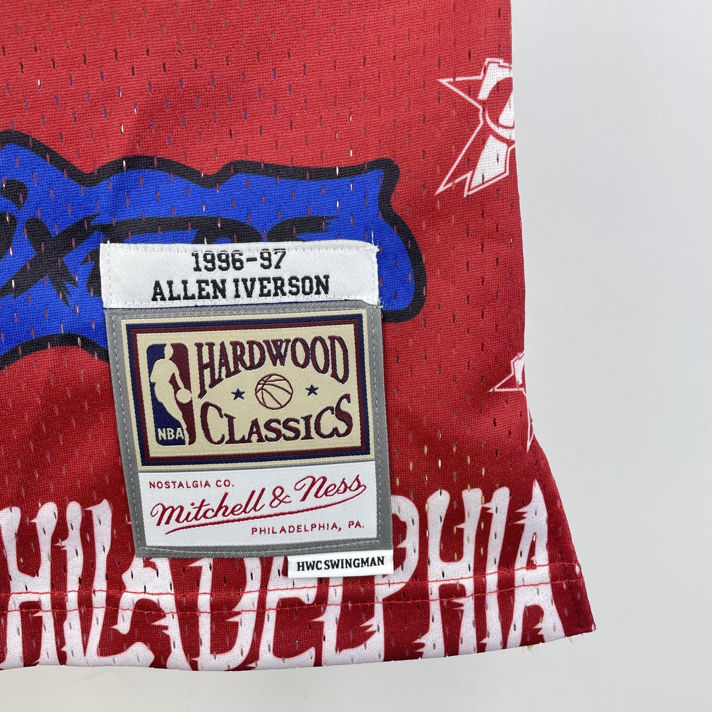 Regata Swingman Slap Sicker Philadelphia 76ers Mitchell & Ness 1996/97