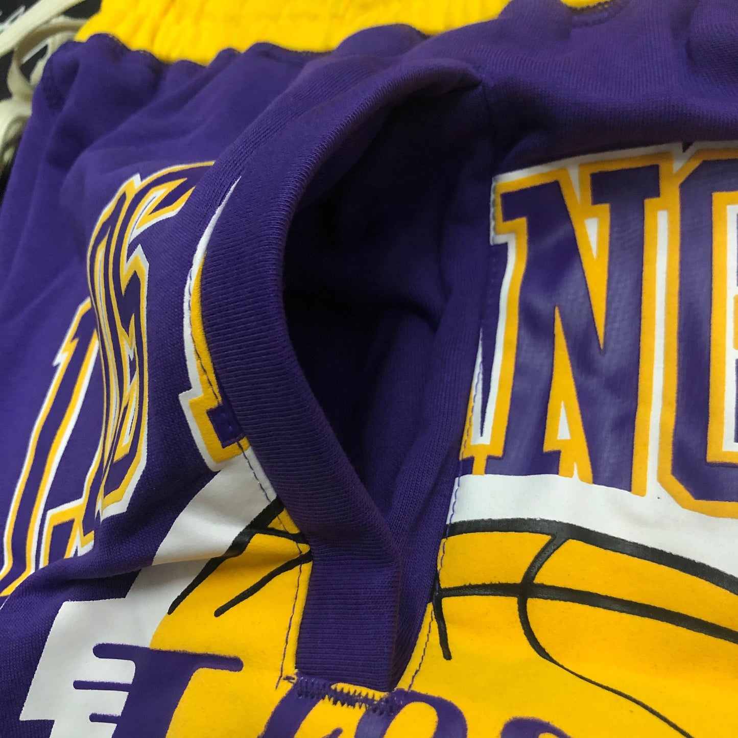 Short Casual Los Angeles Lakers Roxo