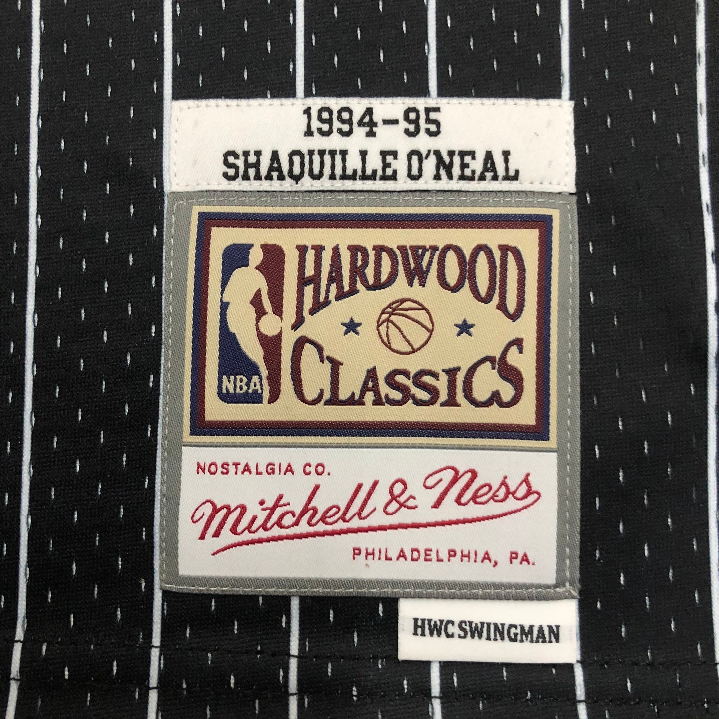 Regata Swingman Orlando Magic Mitchell & Ness Hardwood Classics 1994/95 Preta