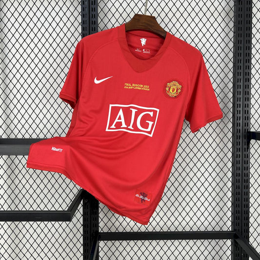 Camisa do Manchester United Retrô 2007/08 Home UCL