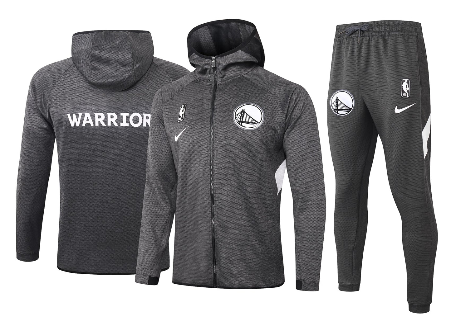 Conjunto Nike NBA Therma Flex Golden State Warriors Preto Treino