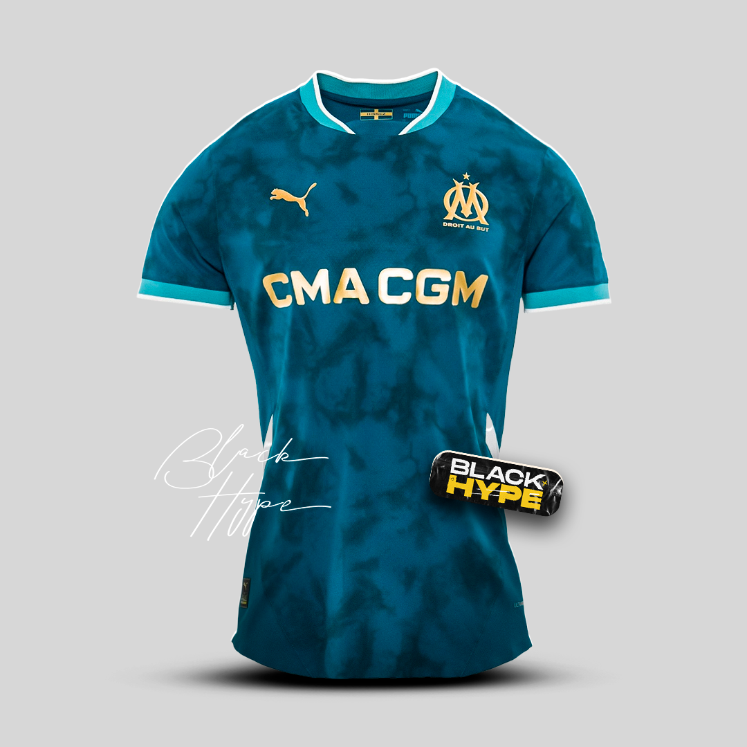 Niño Olympique Marseille 24/25 Segunda Equipación