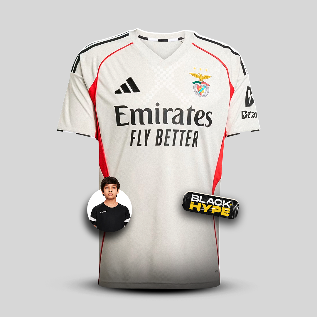 Niño Benfica 25/26 Segunda Equipación