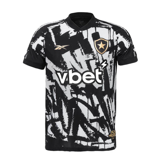 Camisa Botafogo 4th 25/26 - Preta e Branca