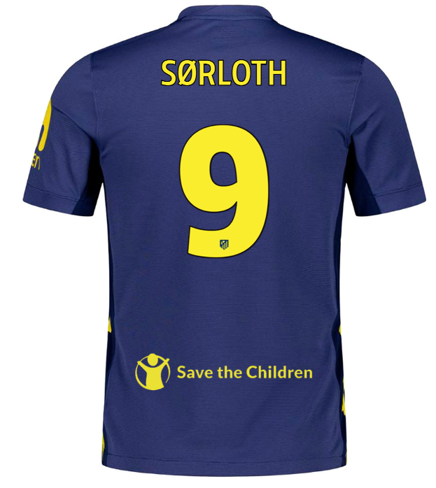 Camisa Atletico de Madrid 25/26 Away #9 SØRLOTH