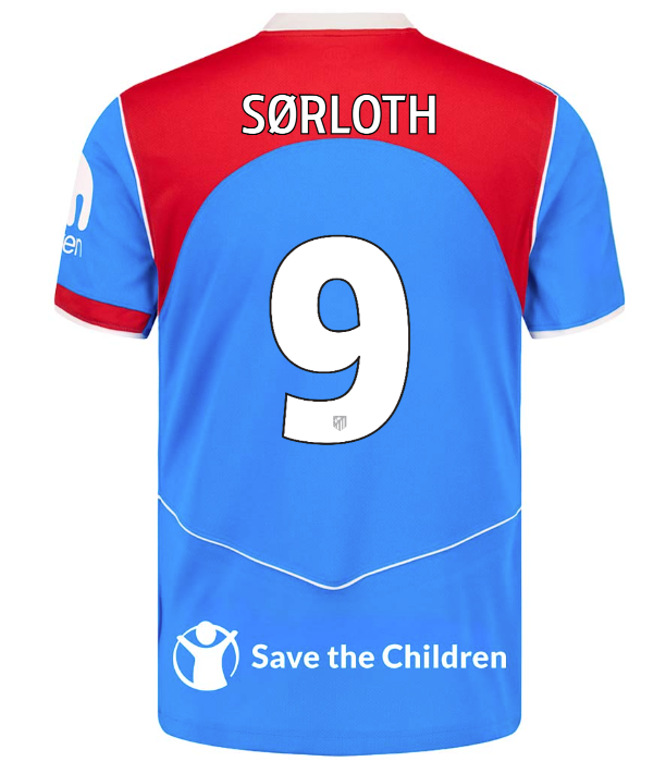 Camisa Atletico de Madrid 25/26 Third #9 SØRLOTH
