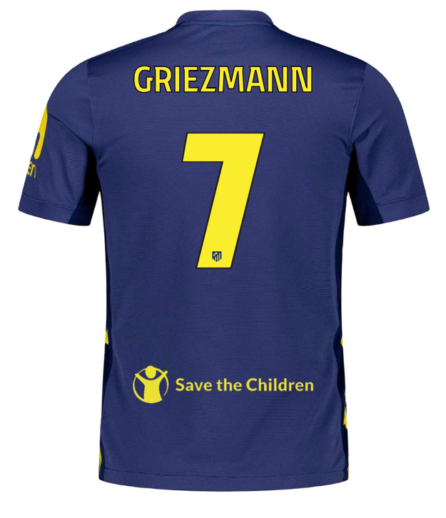 Camisa Atletico de Madrid 25/26 Away #7 GRIEZMANN