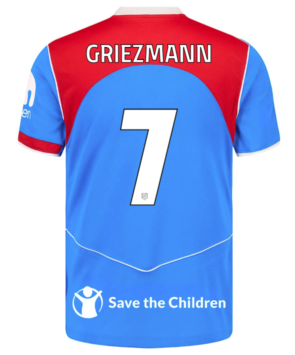 Camisa Atletico de Madrid 25/26 Third #7 GRIEZMANN