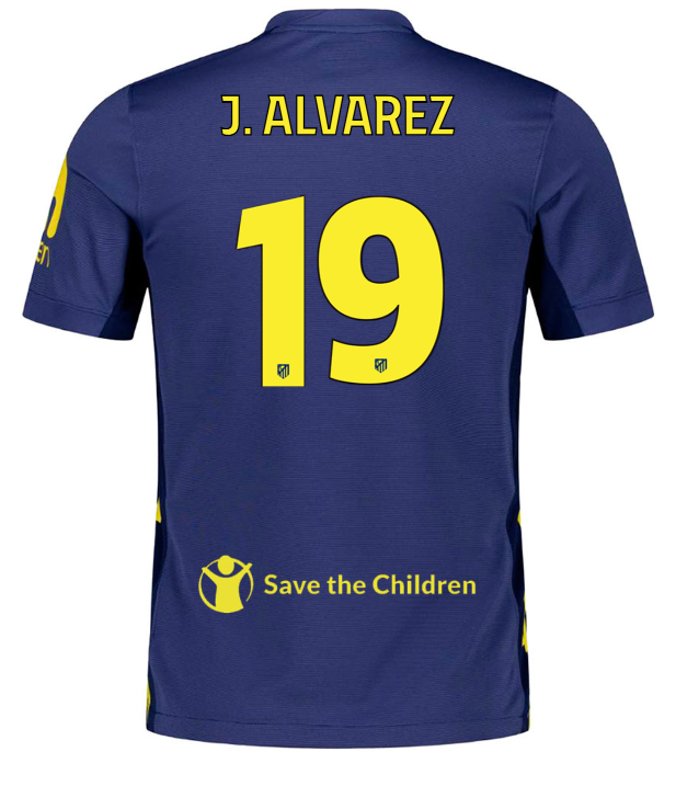 Camisa Atletico de Madrid 25/26 Away #19 J. ALVAREZ