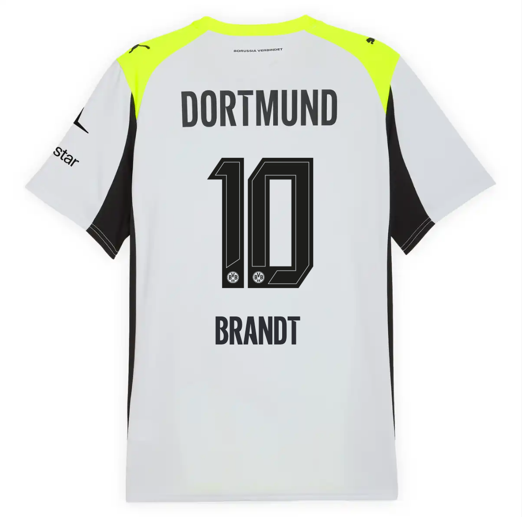 Camisa Borussia Dortmund 25/26 Away #10 BRANDT