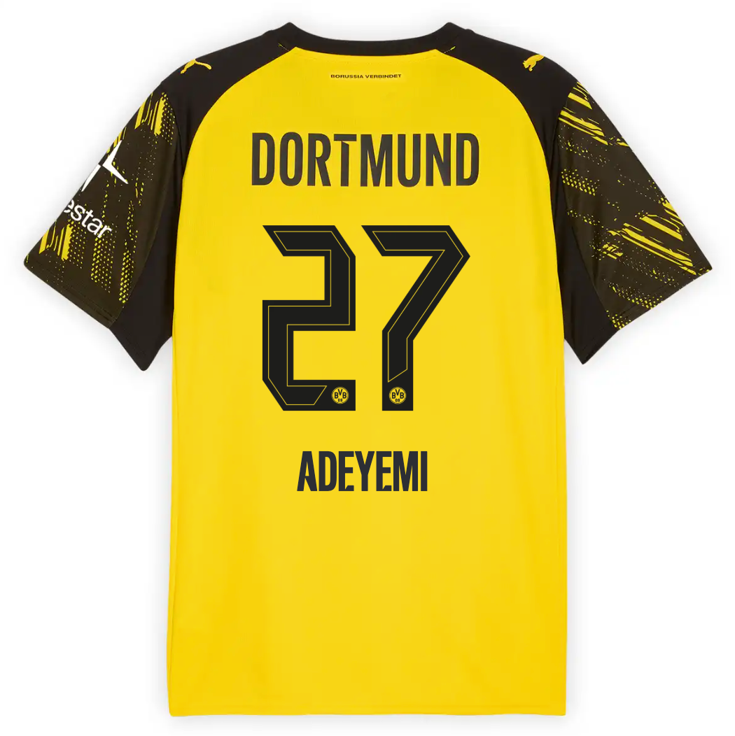 Camisa Borussia Dortmund 25/26 Home #27 ADEYEMI