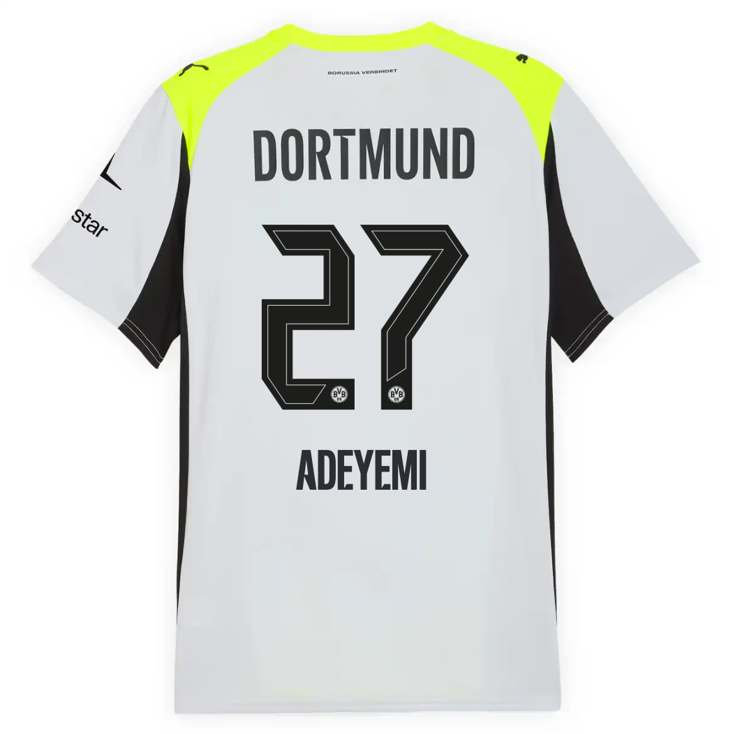 Camisa Borussia Dortmund 25/26 Away #27 ADEYEMI