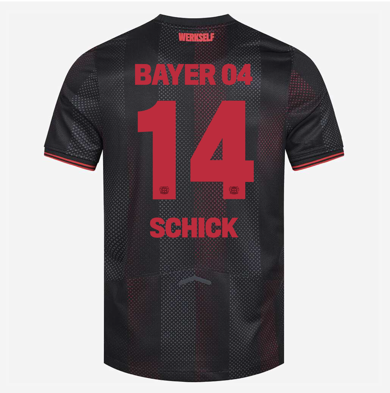 Camisa Bayer Leverkusen 25/26 Home #14 SCHICK