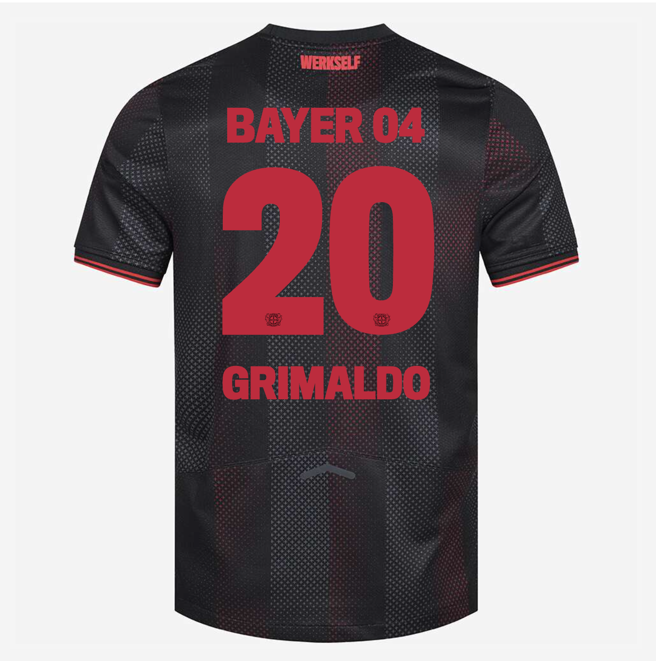 Camisa Bayer Leverkusen 25/26 Home #20 GRIMALDO