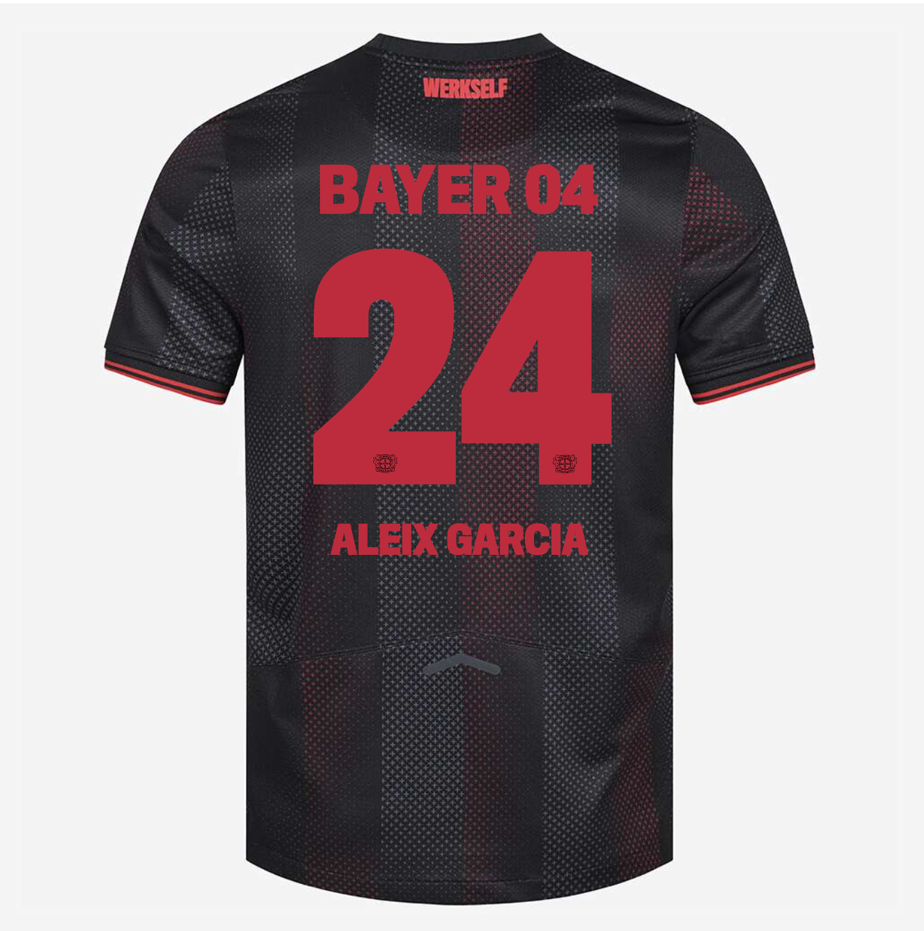 Camisa Bayer Leverkusen 25/26 Home #24 ALEIX GARCIA