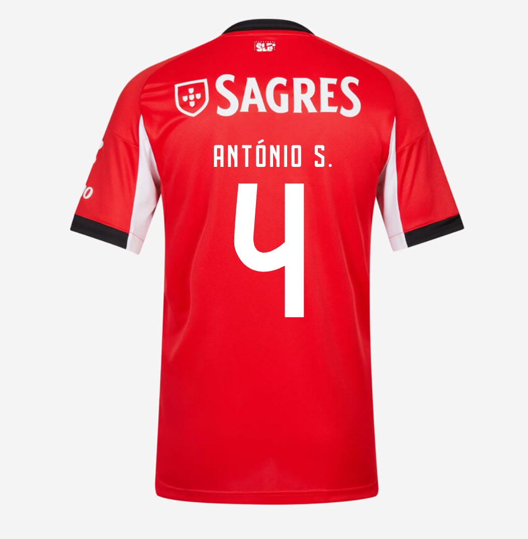 Camisa Benfica 25/26 Home #4 António S.