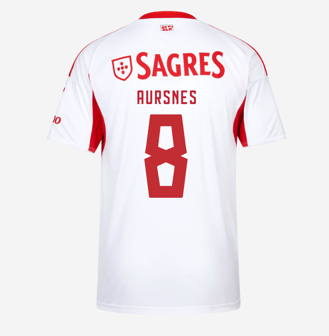Camisa Benfica 25/26 Away #8 Aursnes
