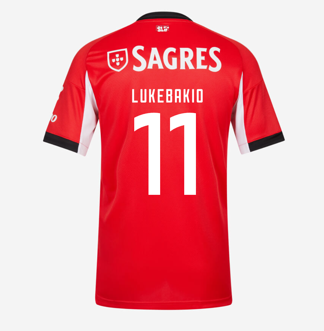 Camisa Benfica 25/26 Home #11 Lukebakio