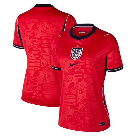 Jersey Seleção Inglaterra 2026 Torcedora Feminina - Vermelha