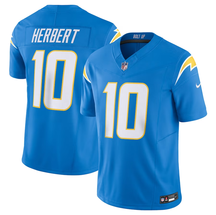 Jersey Los Angeles Chargers Vapor F.U.S.E. Limited Azul Bebê