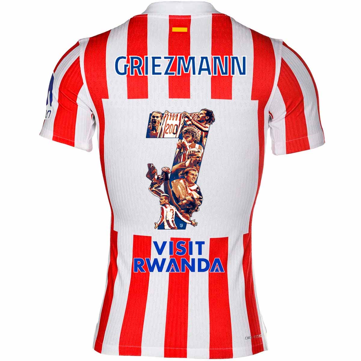 Camisa Atletico de Madrid 25/26 Home 200 Goals #7 GRIEZMANN