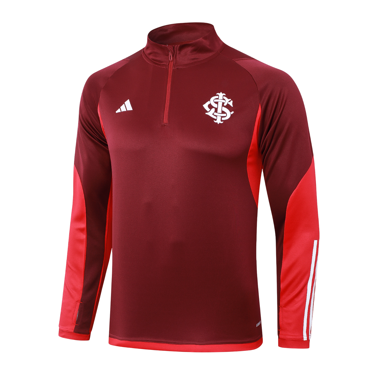 Conjunto Agasalho Treino Internacional 24/25 - Vermelho Escuro